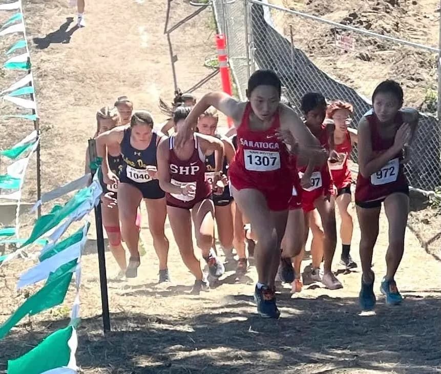climbing up the hill at the RAM invite